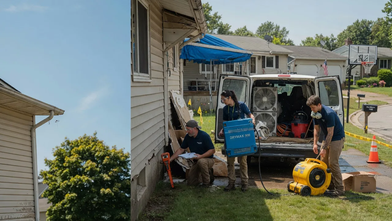 Ceiling Leak Cleanup in Glyndon, MD near me