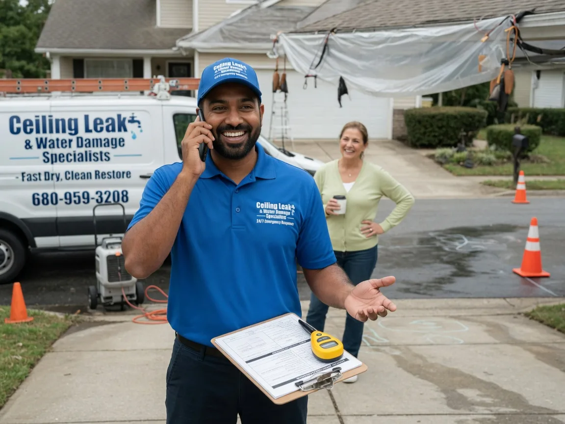 Ceiling Leak Cleanup Glyndon, MD FAQs